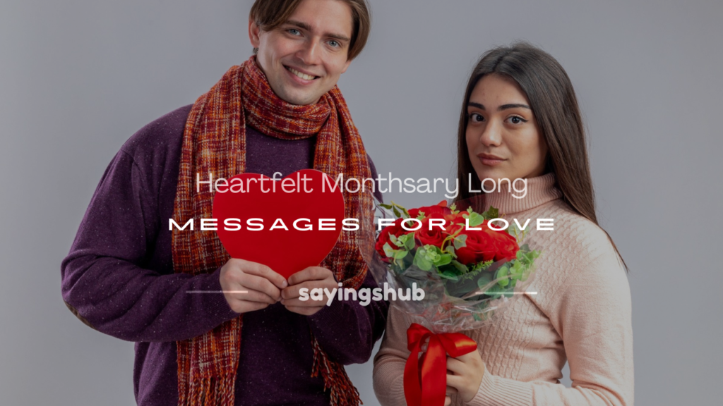 monthsary long messages