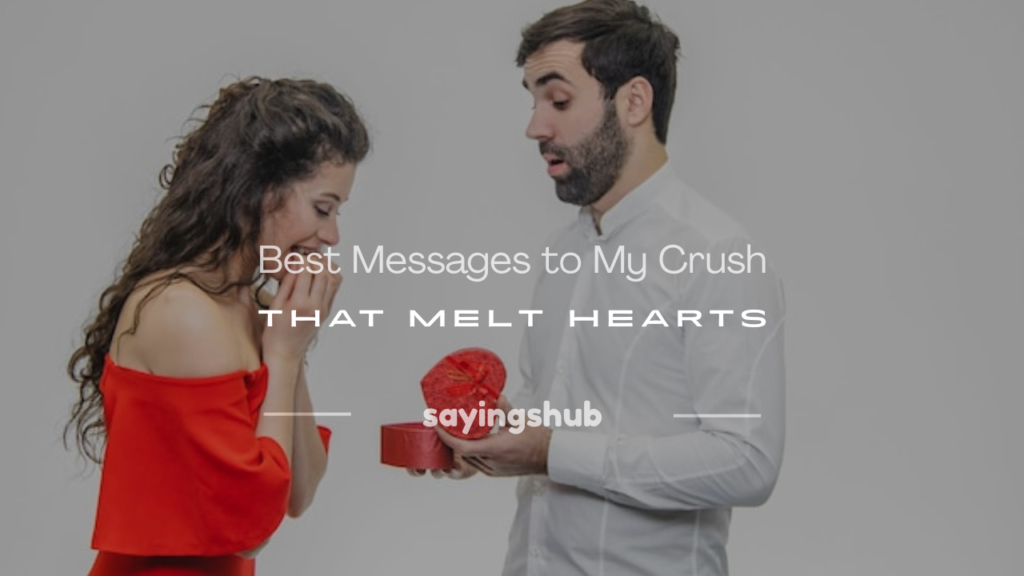 messages to my crush
