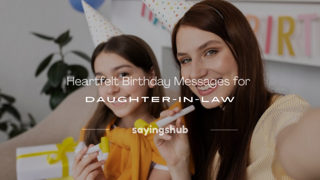 birthday messages for daughter in law